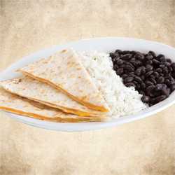 "Mini Quesadilla - with Rice and Beans"